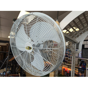 J & D Mfg ft. s Extreme Air Indoor/Outdoor UL507 Certified Wall, Celiling or Pole Mount Fan