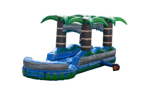 Blue Crush Tsunami Water Slide w/ Pool 32 ft. x11 ft. x18 ft.