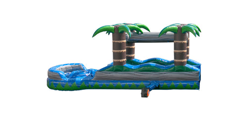 Blue Crush Tsunami Water Slide w/ Pool 32 ft. x11 ft. x18 ft.