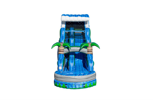 Blue Crush Tsunami Water Slide w/ Pool 32 ft. x11 ft. x18 ft.