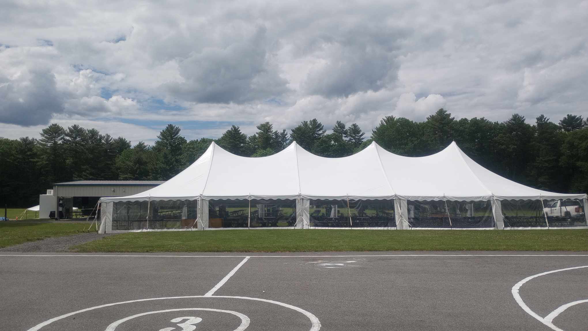 Anchor Frame Tent 30' x 50' Warren, RI Taylor True Value of