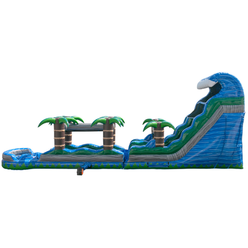 Blue Crush Tsunami Water Slide w/ Pool 32 ft. x11 ft. x18 ft.