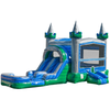 Emerald Castle Combo Moonwalk Slide w/ Pool 26 ft. x13 ft. x14 ft.