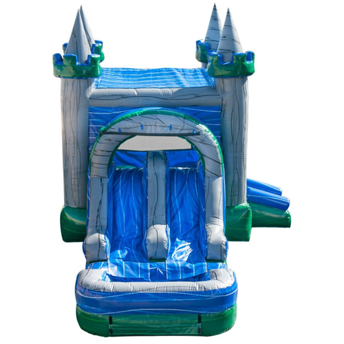 Emerald Castle Combo Moonwalk Slide w/ Pool 26 ft. x13 ft. x14 ft.