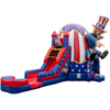 *NEW* Uncle Sam Moonwalk Combo Wet/Dry 30 ft. x 15 ft. x 20 ft.