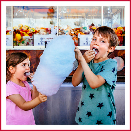 Party & Event RentalsKids eating cotton candy