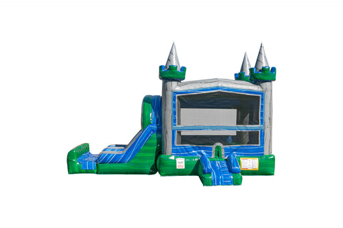 *NEW* Emerald Castle Combo Moonwalk Slide w/ Pool 26 ft. x13 ft. x14 ft.