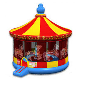 N inflatables Cutting Edge 20 ft. Diameter Carousel Bouncer Inflatable ...
