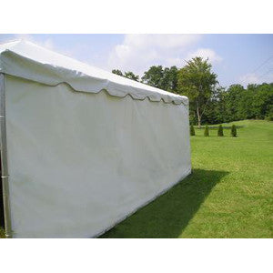 NTI Global, 7 ft. x20 ft. Solid White Tent Side Walls