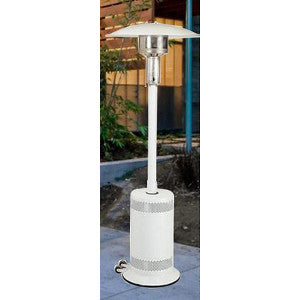 Gas Outdoor Patio Heaters, PC02 - White Patio Comfort Patio Heater