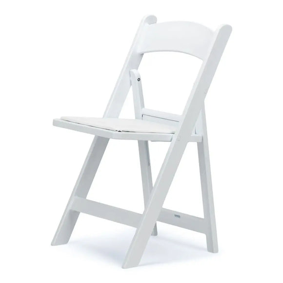 White Resin Garden Style Chair