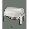 Winco, 8QT Full Size Roll Top Chafer, Oblong