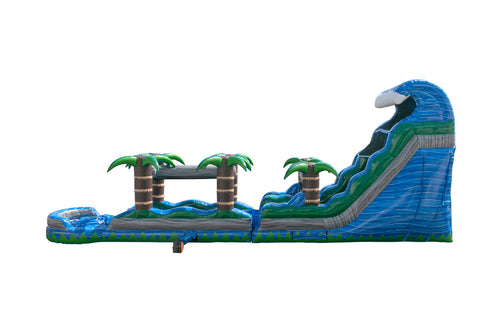 *NEW* Blue Crush Tsunami Water Slide w/ Pool 32 ft. x11 ft. x18 ft.